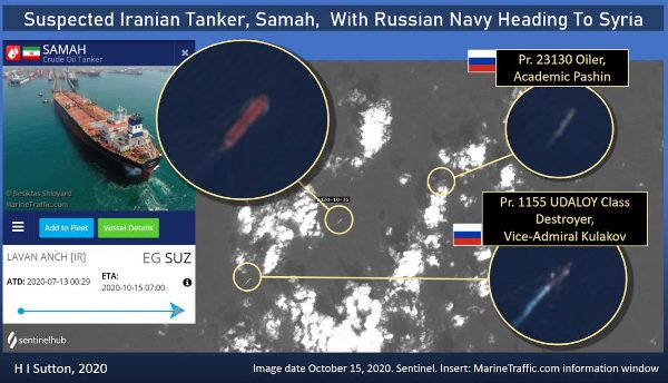 СМИ: ВМФ России сопроводил иранский танкер, расклад в регионе меняется